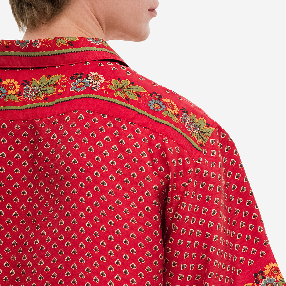 Рубашка VOWELS SILK SCARF SHIRT в интернет магазине Peakwww.peakstore.ru - 6 фото