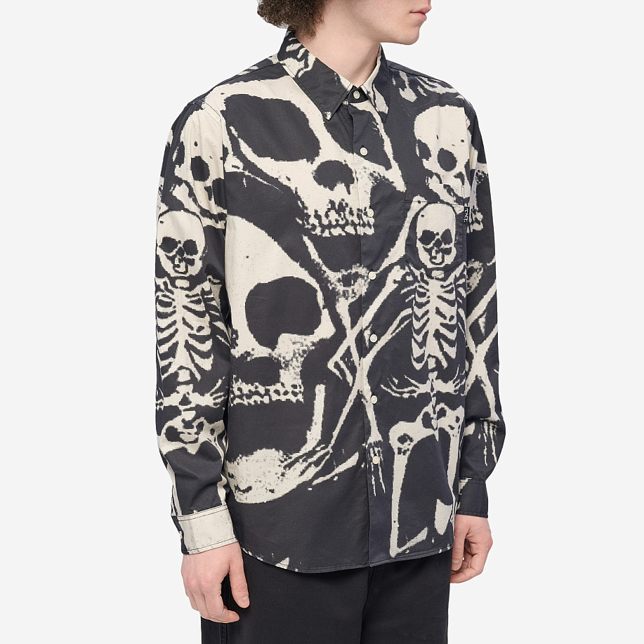 Рубашка THISISNEVERTHAT SKELETONS SHIRT в интернет магазине Peakwww.peakstore.ru - 2 фото