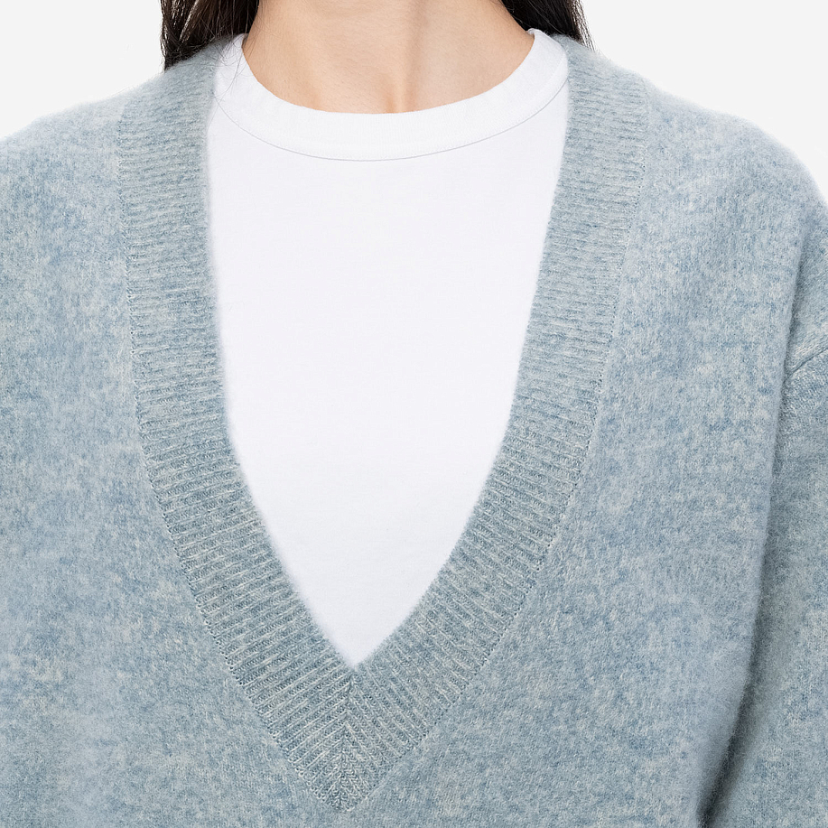 Джемпер AURALEE MILLED YAK CASHMERE KNIT P/O в интернет магазине Peakwww.peakstore.ru - 7 фото