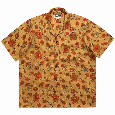 Рубашка Kartik Research Camp Shirt SS Silk FW24 