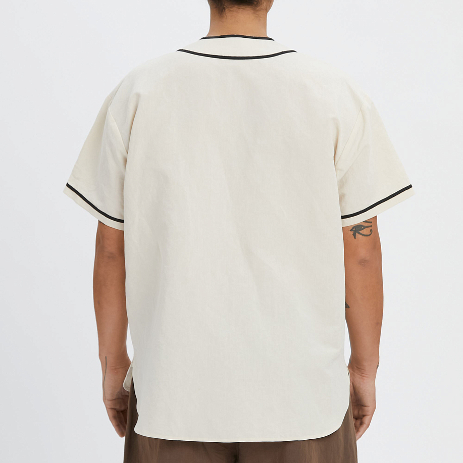 Рубашка S.K. MANOR HILL BASEBALL SHIRT LINEN COTTON в интернет магазине Peakwww.peakstore.ru - 3 фото