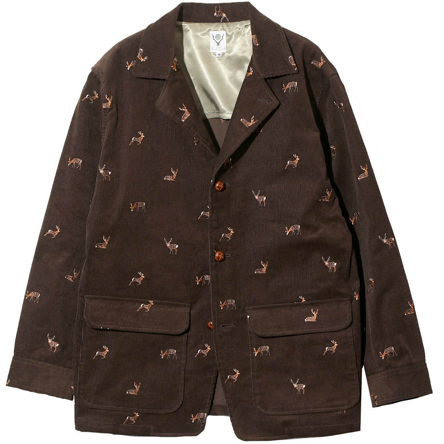Куртка городская SOUTH2 WEST8 PEN JACKET - EMB. CORDUROY в интернет-магазине Peak Conceptwww.peakstore.ru - 3 фото