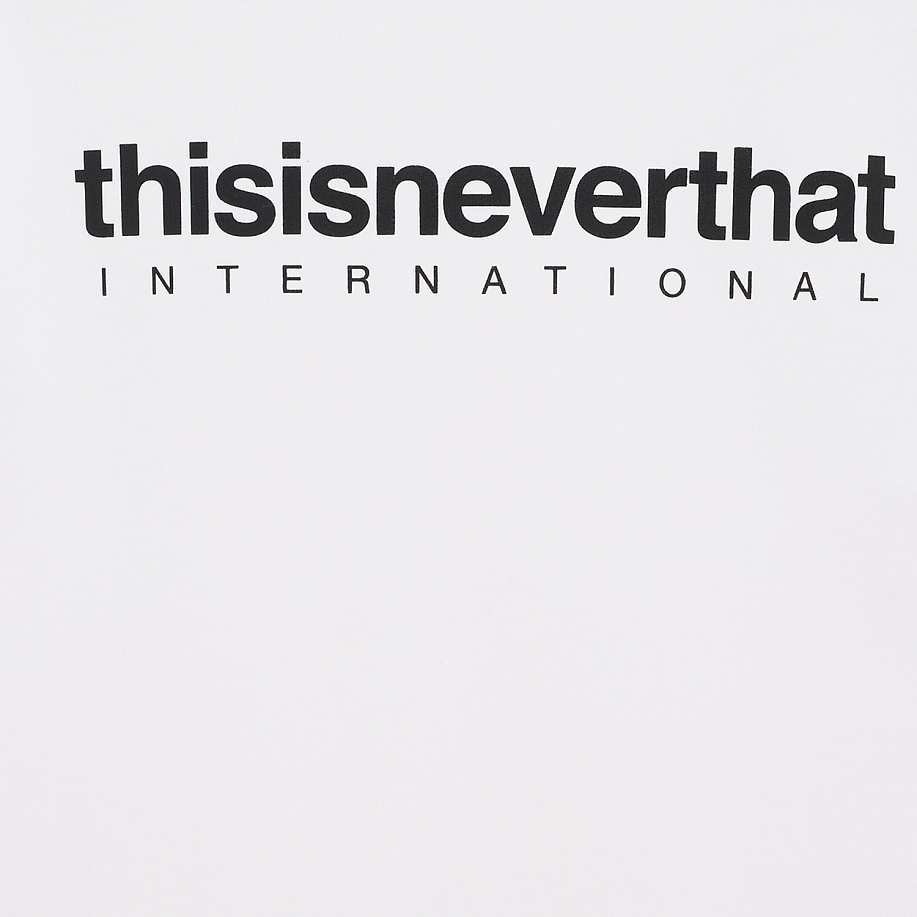 Футболка THISISNEVERTHAT INTL. LOGO TEE в интернет магазине Peakwww.peakstore.ru - 17 фото