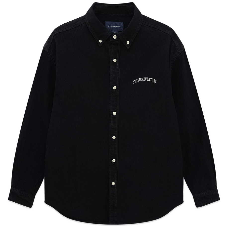 Рубашка THISISNEVERTHAT WASHED DENIM SHIRT в интернет магазине Peakwww.peakstore.ru - 1 фото