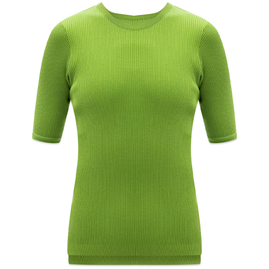 Футболка AURALEE GIZA HIGH GAUGE RIB KNIT TEE GREEN - 1 фото Футболка AURALEE GIZA HIGH GAUGE RIB KNIT TEE в интернет магазине Peakwww.peakstore.ru - 1 фото