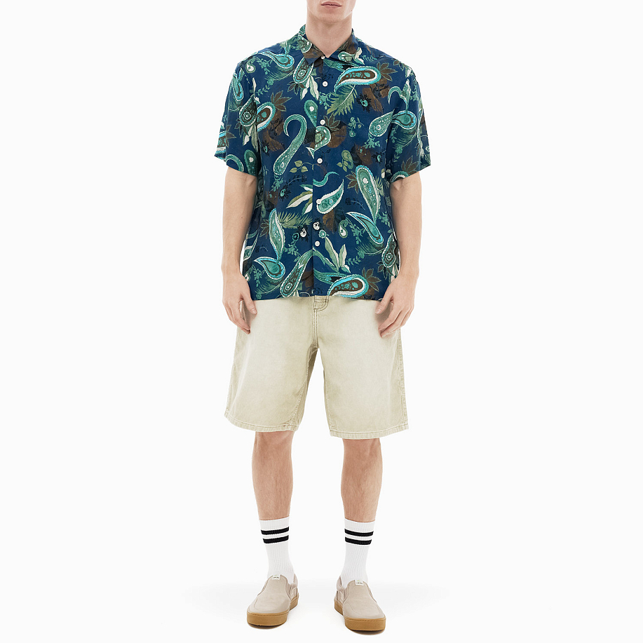 Рубашка THISISNEVERTHAT WEIRD PAISLEY S/S SHIRT в интернет магазине Peakwww.peakstore.ru - 17 фото