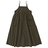 Платье AND WANDER OVERSIZED CARGO DRESS KHAKI