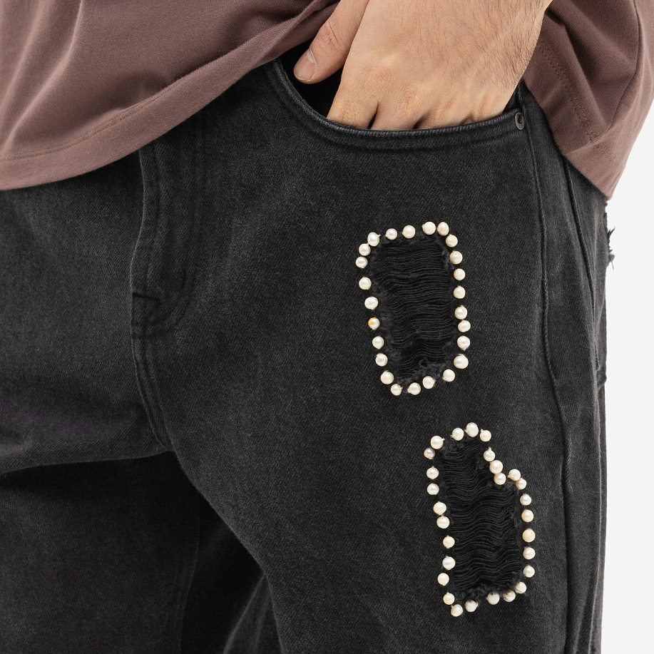 Джинсы GLASS CYPRESS BLACK PEARLED DENIM - 7 фото Джинсы GLASS CYPRESS BLACK PEARLED DENIM в интернет магазине Peakwww.peakstore.ru - 7 фото