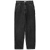 Джинсы CARHARTT WIP W' CURRON SINGLE KNEE PANT BLACK (STONE WASHED)