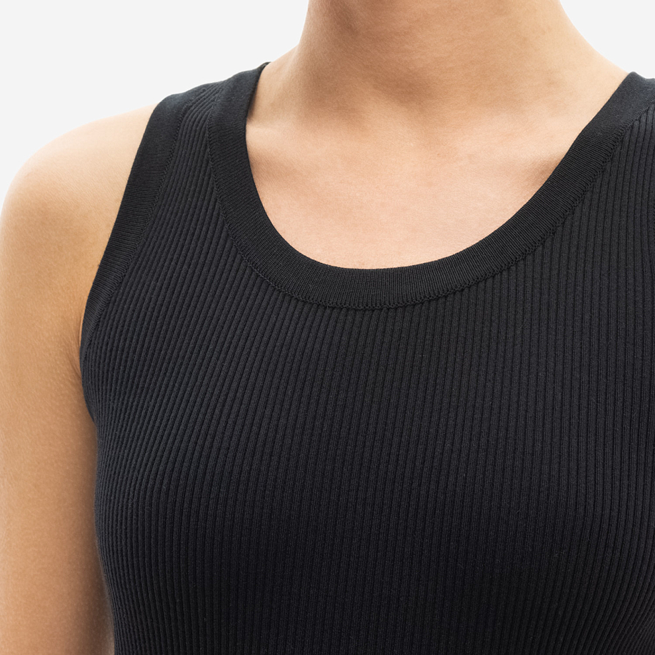 Майка AURALEE GIZA HIGH GAUGE RIB KNIT TANK BLACK - 5 фото Майка AURALEE GIZA HIGH GAUGE RIB KNIT TANK в интернет магазине Peakwww.peakstore.ru - 5 фото