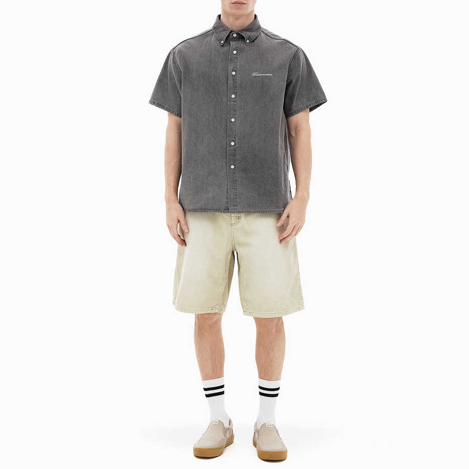 Рубашка THISISNEVERTHAT WASHED DENIM S/S SHIRT в интернет-магазине Peak Conceptwww.peakstore.ru - 4 фото