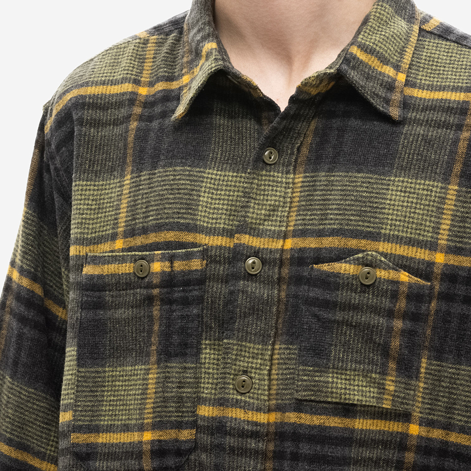 Рубашка ENGINEERED GARMENTS WORK SHIRT COTTON в интернет магазине Peakwww.peakstore.ru - 14 фото