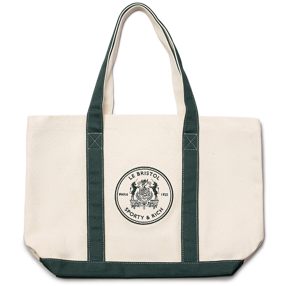 SPORTY RICH BRISTOL CREST TOTE BAG Peak Store Moscow