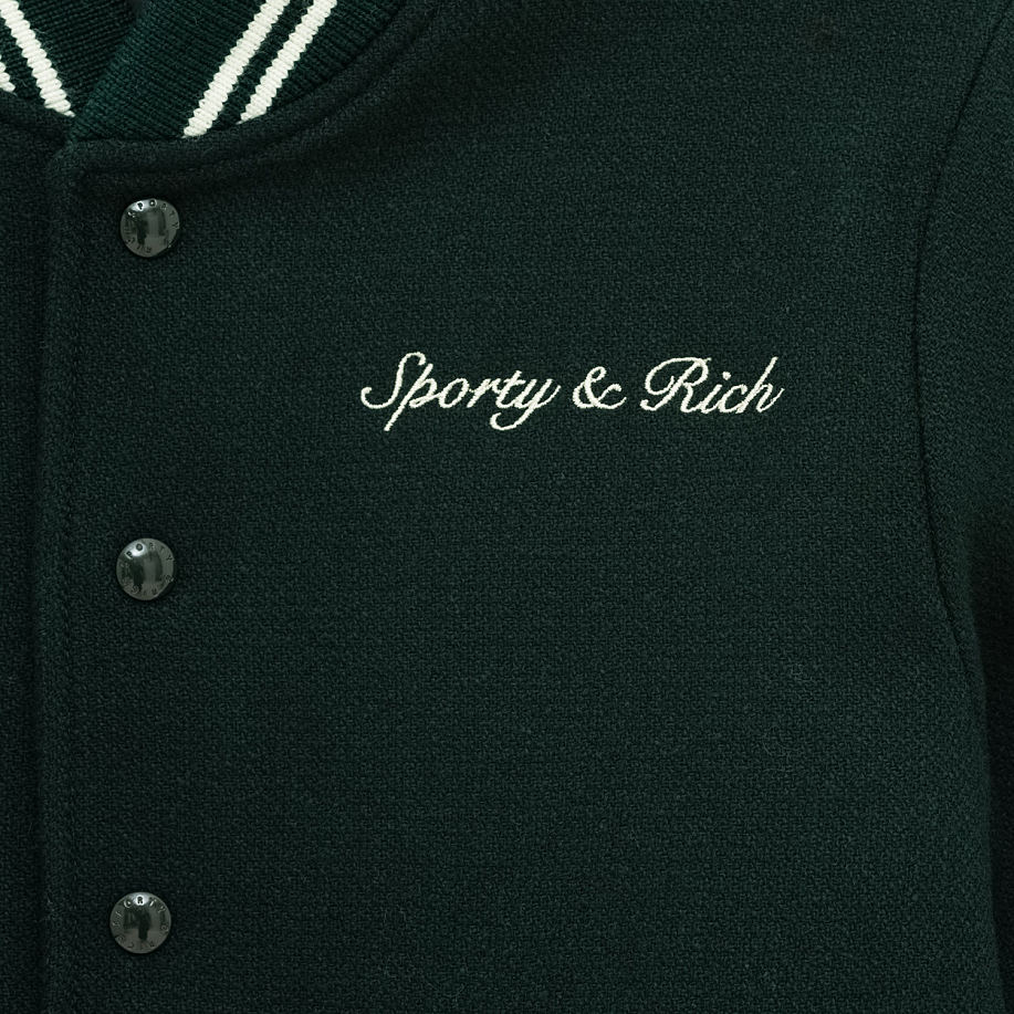 Бомбер SPORTY & RICH SYRACUSE WOOL VARSITY JACKET в интернет-магазине Peak Conceptwww.peakstore.ru - 16 фото