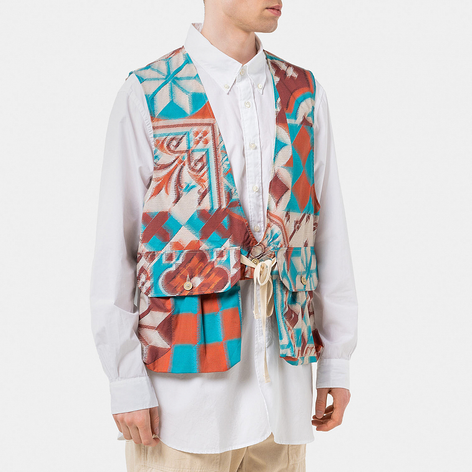 Жилет ENGINEERED GARMENTS FOWL VEST - 17 фото Жилет ENGINEERED GARMENTS FOWL VEST в интернет магазине Peakwww.peakstore.ru - 17 фото