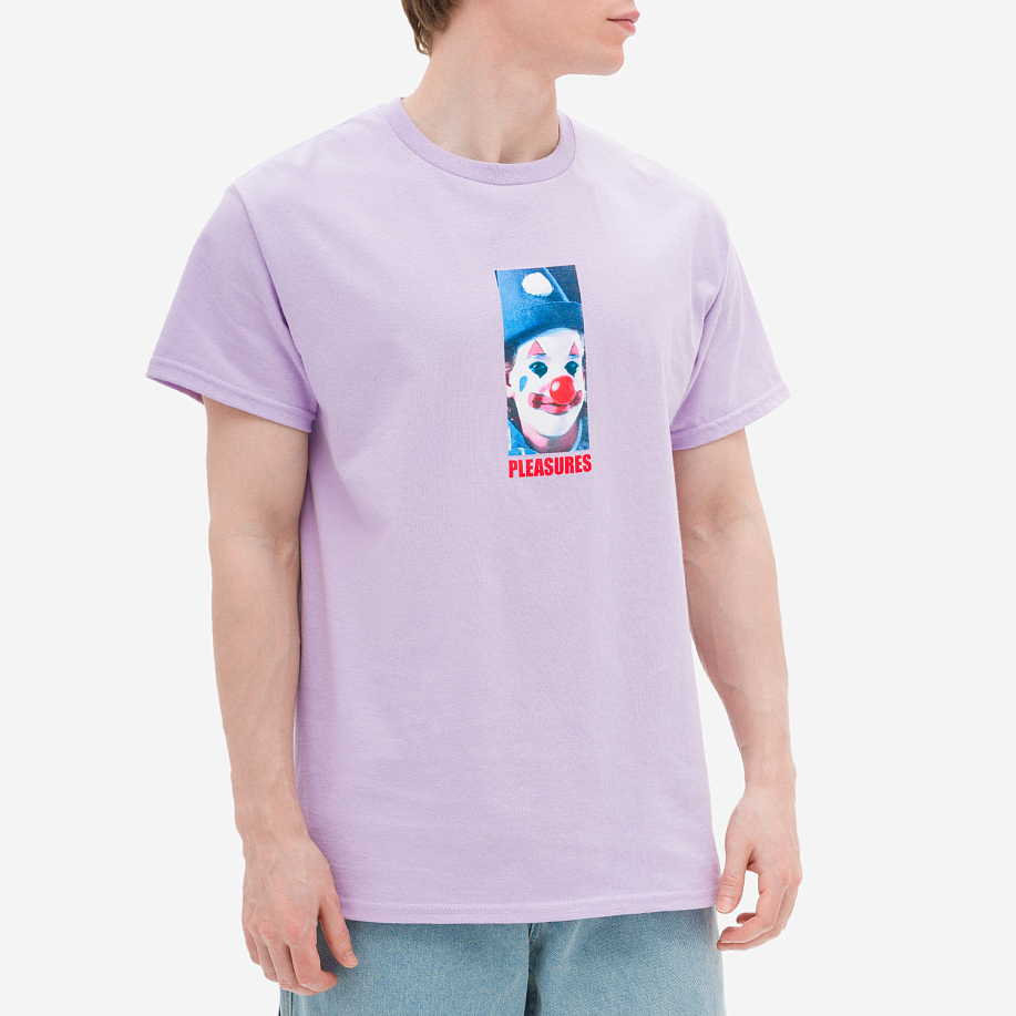 Футболка PLEASURES CLOWN T-SHIRT ORCHID - 2 фото Футболка PLEASURES CLOWN T-SHIRT в интернет магазине Peakwww.peakstore.ru - 2 фото