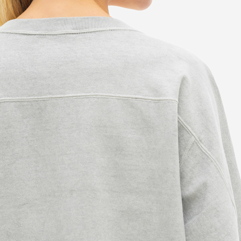 Лонгслив YLEVE PIGMENT DYE OPEN END COTTON P/O LIGHT GREY - 7 фото Лонгслив YLEVE PIGMENT DYE OPEN END COTTON P/O в интернет магазине Peakwww.peakstore.ru - 7 фото