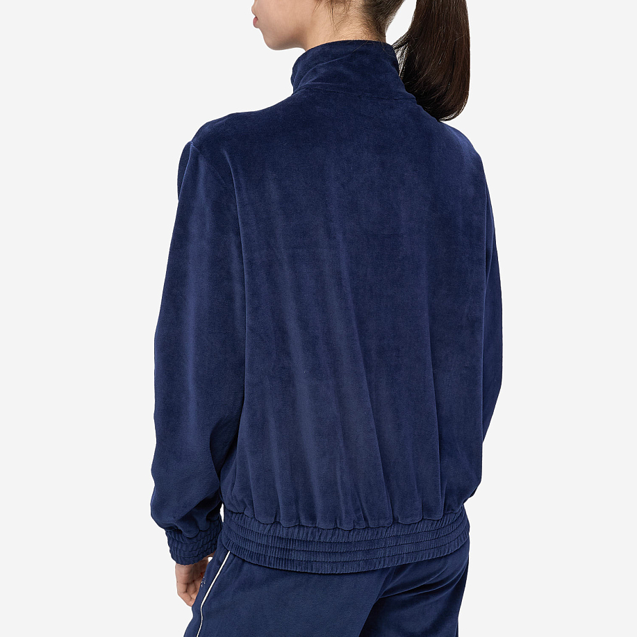 Толстовка SPORTY & RICH SCRIPT VELOUR TRACK JACKET в интернет магазине Peakwww.peakstore.ru - 3 фото