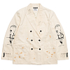 Пиджак KIDILL DENIM TAILORED JACKET - DISTRESSED DENIM White