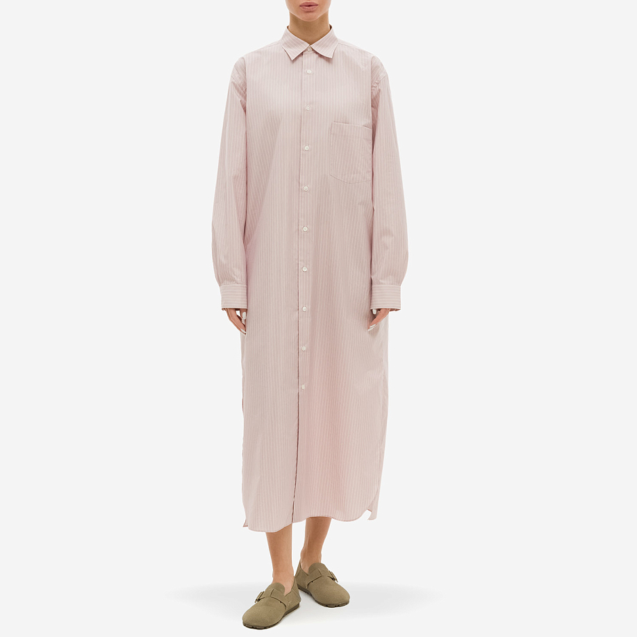 Платье AURALEE FINX POLYESTER STRIPE SHIRTS ONE-PIECE в интернет магазине Peakwww.peakstore.ru - 5 фото