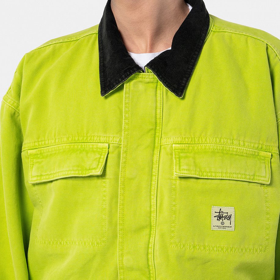 Куртка-рубашка STUSSY WASHED CANVAS SHOP JACKET в интернет-магазине Peak Conceptwww.peakstore.ru - 5 фото