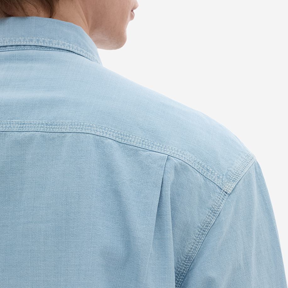 Рубашка THISISNEVERTHAT CHAMBRAY SHIRT в интернет магазине Peakwww.peakstore.ru - 6 фото