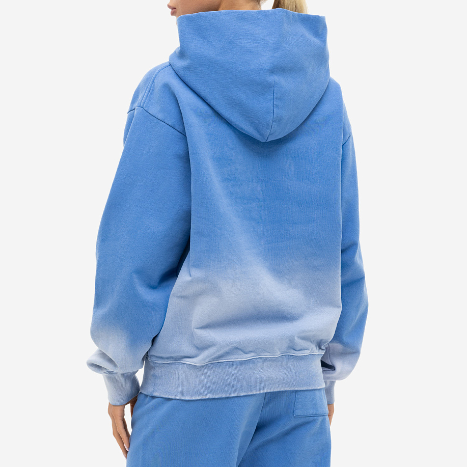 Толстовка SPORTY & RICH SERIF LOGO EMBROIDERED HOODIE в интернет магазине Peakwww.peakstore.ru - 4 фото