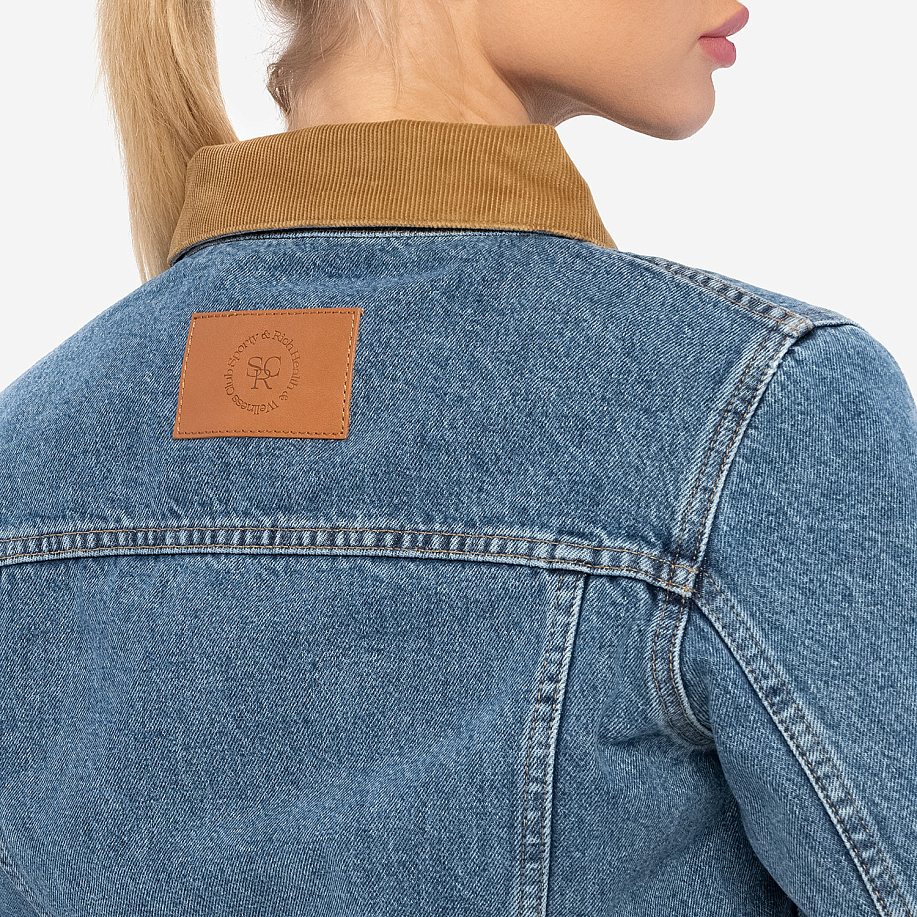 Джинсовая куртка SPORTY & RICH SPORTY DENIM JACKET в интернет магазине Peakwww.peakstore.ru - 14 фото