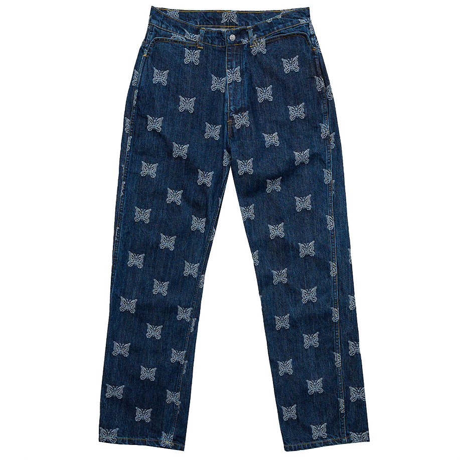 Джинсы NEEDLES STRAIGHT JEAN - PAPILLON JQ. в интернет магазине Peakwww.peakstore.ru - 8 фото