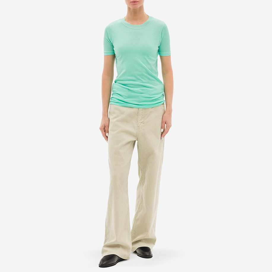 Брюки AURALEE PIGMENT DYE FINX CORDUROY WIDE 5P PANTS в интернет магазине Peakwww.peakstore.ru - 4 фото