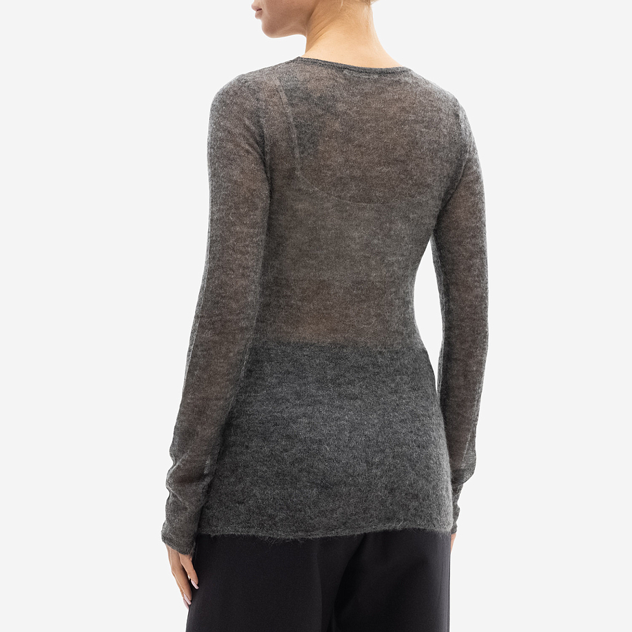 Джемпер AURALEE KID MOHAIR SHEER KNIT BOAT-NECK P/O в интернет-магазине Peak Conceptwww.peakstore.ru - 3 фото