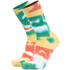 Носки ROTOTO TIE DYE FORMAL CREW SOCKS L.RD / GRN / YEL