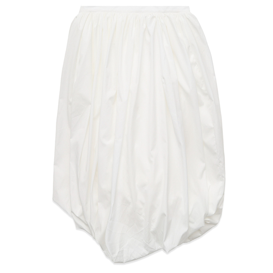 Юбка MARNI WHITE ORGANIC POPLIN BALLOON MIDI SKIRT в интернет магазине Peakwww.peakstore.ru - 1 фото