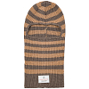 Балаклава KIJIMA TAKAYUKI HORIZONTAL STRIPES BALACLAVA BROWN×KHAKI