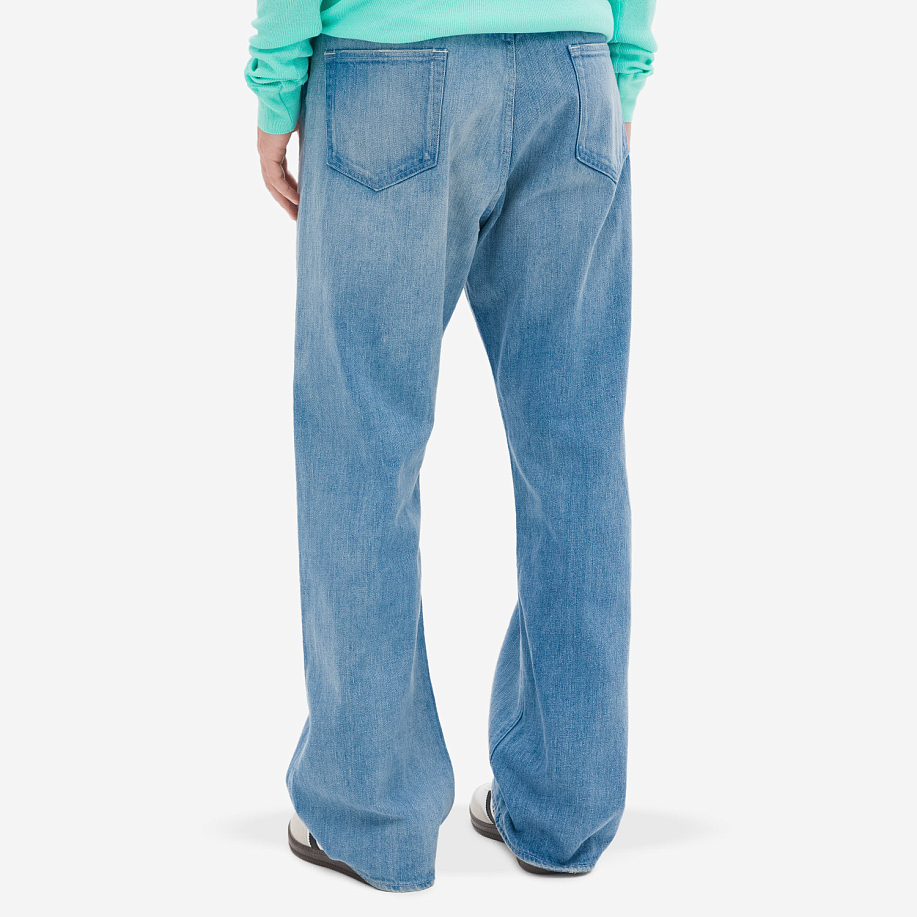 Джинсы AURALEE SELVEDGE FADED LIGHT DENIM PANTS в интернет магазине Peakwww.peakstore.ru - 5 фото