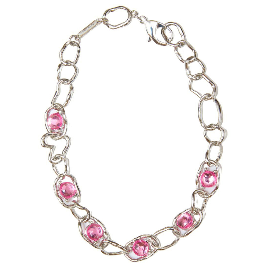 Цепочка COLLINA STRADA GEMSTONE CRUSHED CHAIN NECKLACE в интернет магазине Peakwww.peakstore.ru - 2 фото