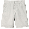 Джинсовые шорты CARHARTT WIP SINGLE KNEE SHORT SONIC SILVER (GARMENT DYED)