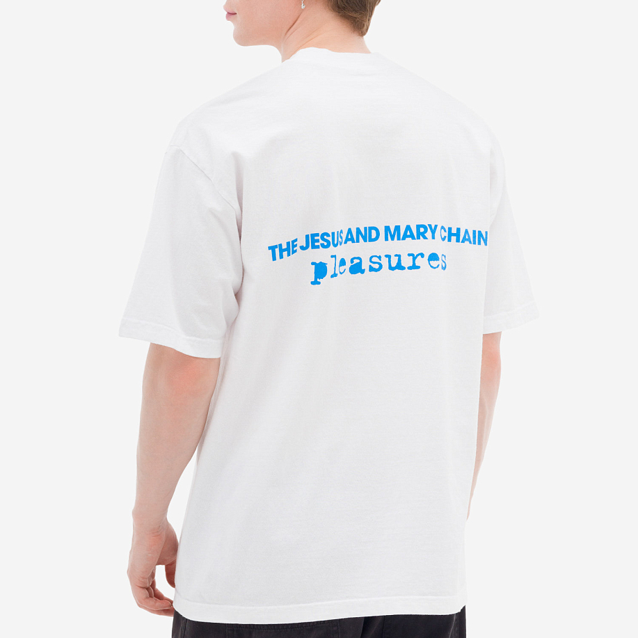 Футболка PLEASURES CROSS T-SHIRT White - 3 фото Футболка PLEASURES CROSS T-SHIRT в интернет магазине Peakwww.peakstore.ru - 3 фото