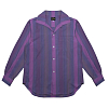 Рубашка NEEDLES ITALIAN COLLAR SHIRT - COTTON LAWN STRIPE PINK