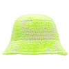 Панама KIJIMA TAKAYUKI POLY HAND KNIT BUCKET HAT YELLOW GREEN