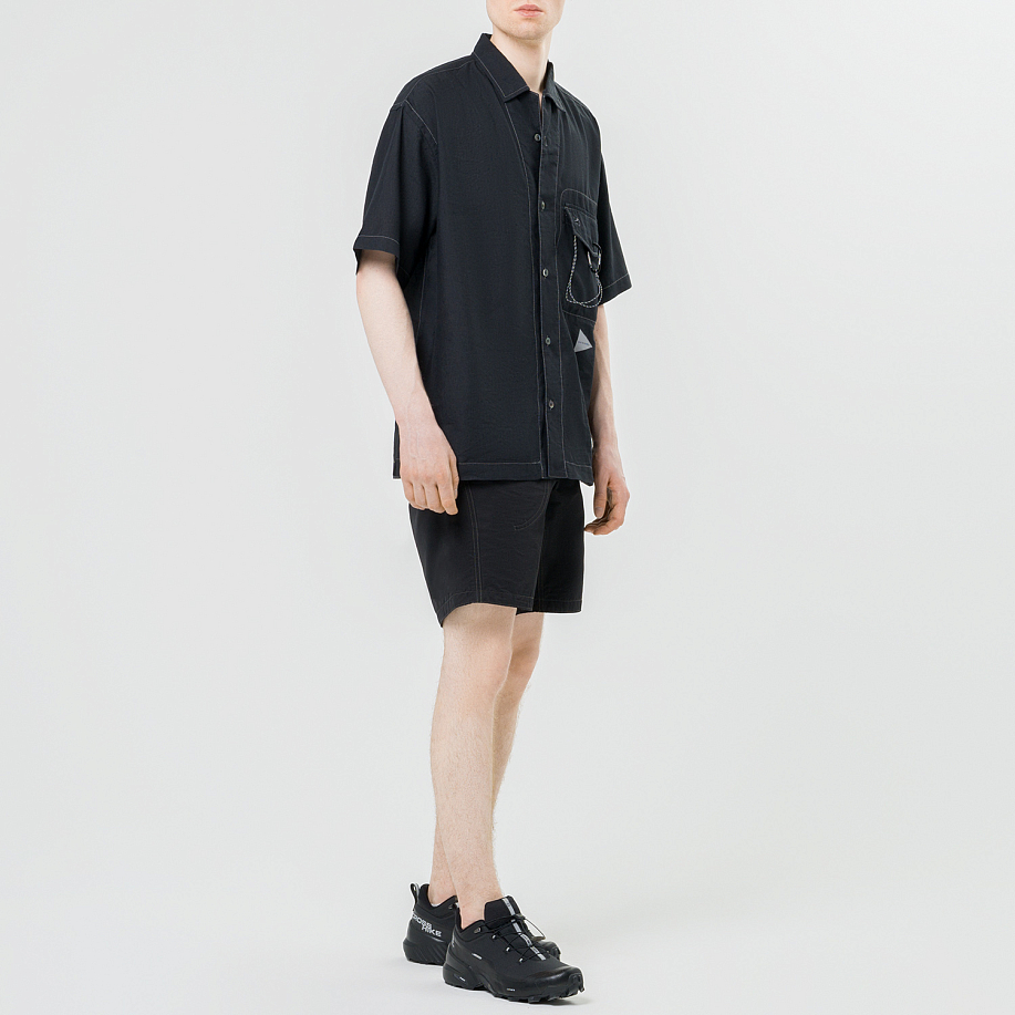 Рубашка AND WANDER DRY LINEN OPEN COLLAR SHIRT - 6 фото Рубашка AND WANDER DRY LINEN OPEN COLLAR SHIRT в интернет магазине Peakwww.peakstore.ru - 6 фото