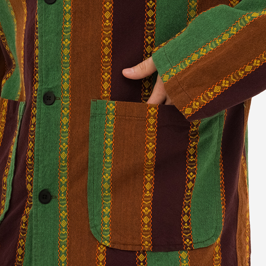 Кардиган SOUTH2 WEST8 V-NECK JACKET - DOBBY STRIPE в интернет-магазине Peak Conceptwww.peakstore.ru - 7 фото