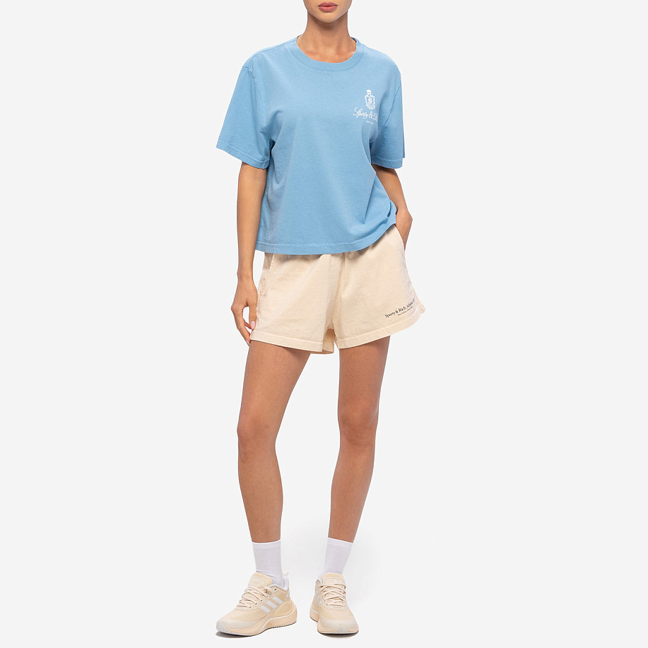 Футболка SPORTY & RICH VENDOME CROPPED T SHIRT - 7 фото Футболка SPORTY & RICH VENDOME CROPPED T SHIRT в интернет магазине Peakwww.peakstore.ru - 7 фото