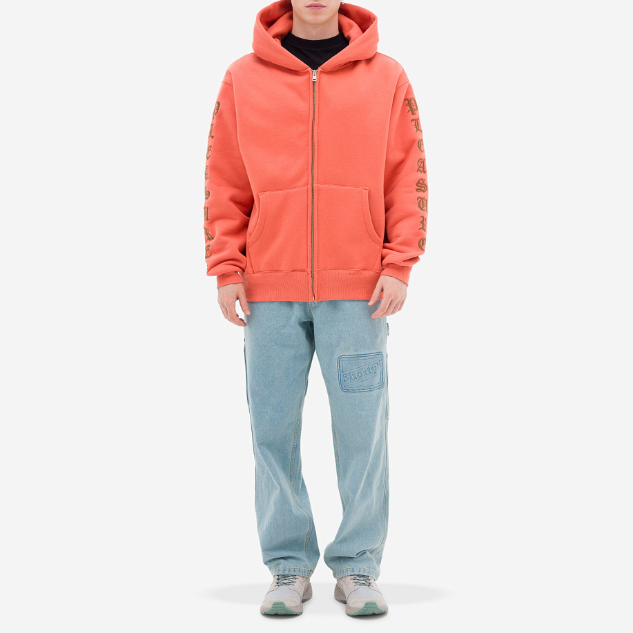 Толстовка PLEASURES OE ZIP UP HOODIE в интернет магазине Peakwww.peakstore.ru - 4 фото