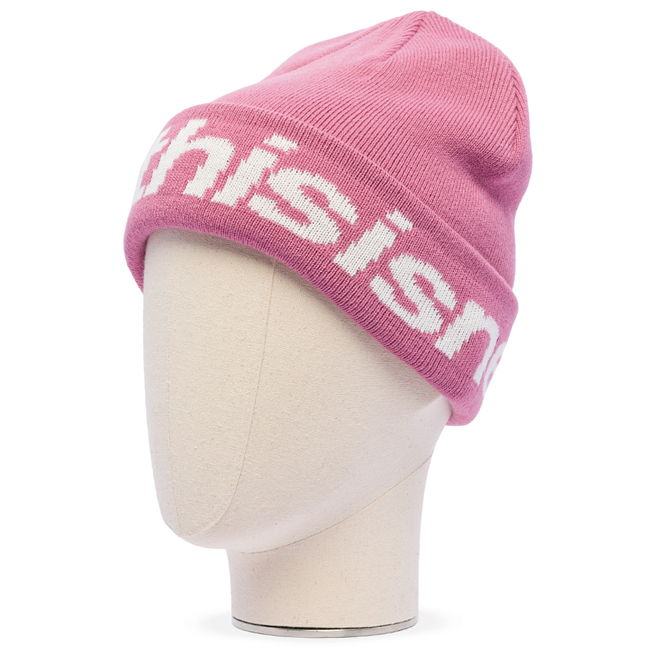 Шапка THISISNEVERTHAT HSP-LOGO BIG CUFF BEANIE Dusty Pink - 2 фото Шапка THISISNEVERTHAT HSP-LOGO BIG CUFF BEANIE в интернет магазине Peakwww.peakstore.ru - 2 фото