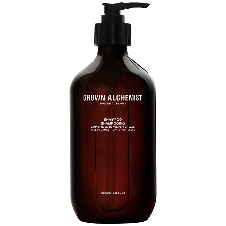 Шампунь GROWN ALCHEMIST ДАМАССКАЯ РОЗА, ЧЕРНЫЙ ПЕРЕЦ И ШАЛФЕЙ в интернет магазине Peakwww.peakstore.ru - 1 фото