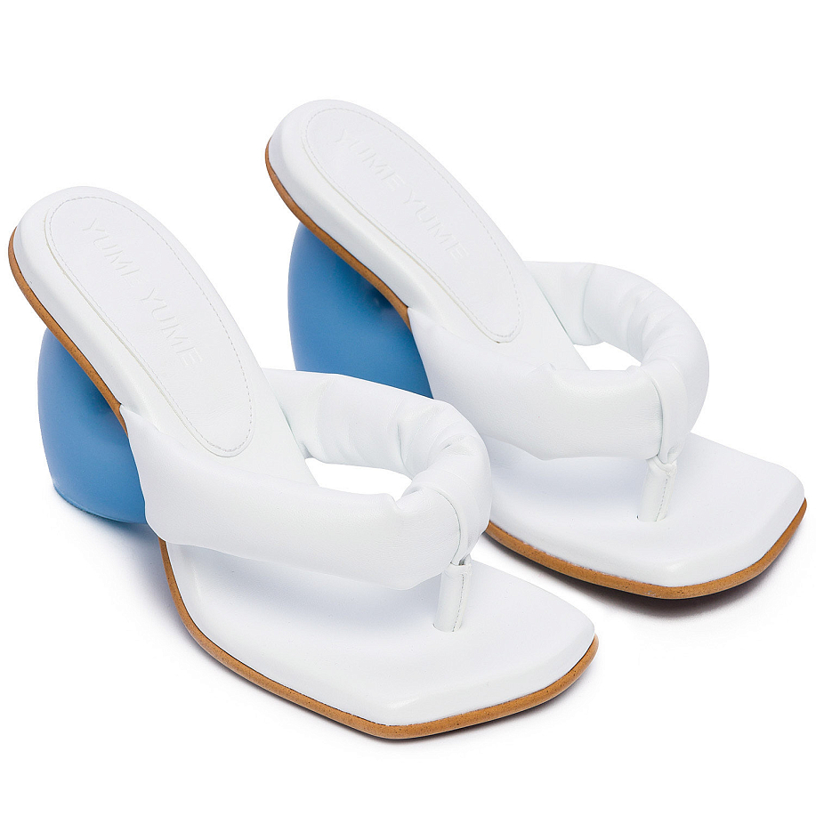 Туфли YUME YUME LOVE MULE SNOWY WHITE/ BLUE - 4 фото Туфли YUME YUME LOVE MULE в интернет магазине Peakwww.peakstore.ru - 4 фото