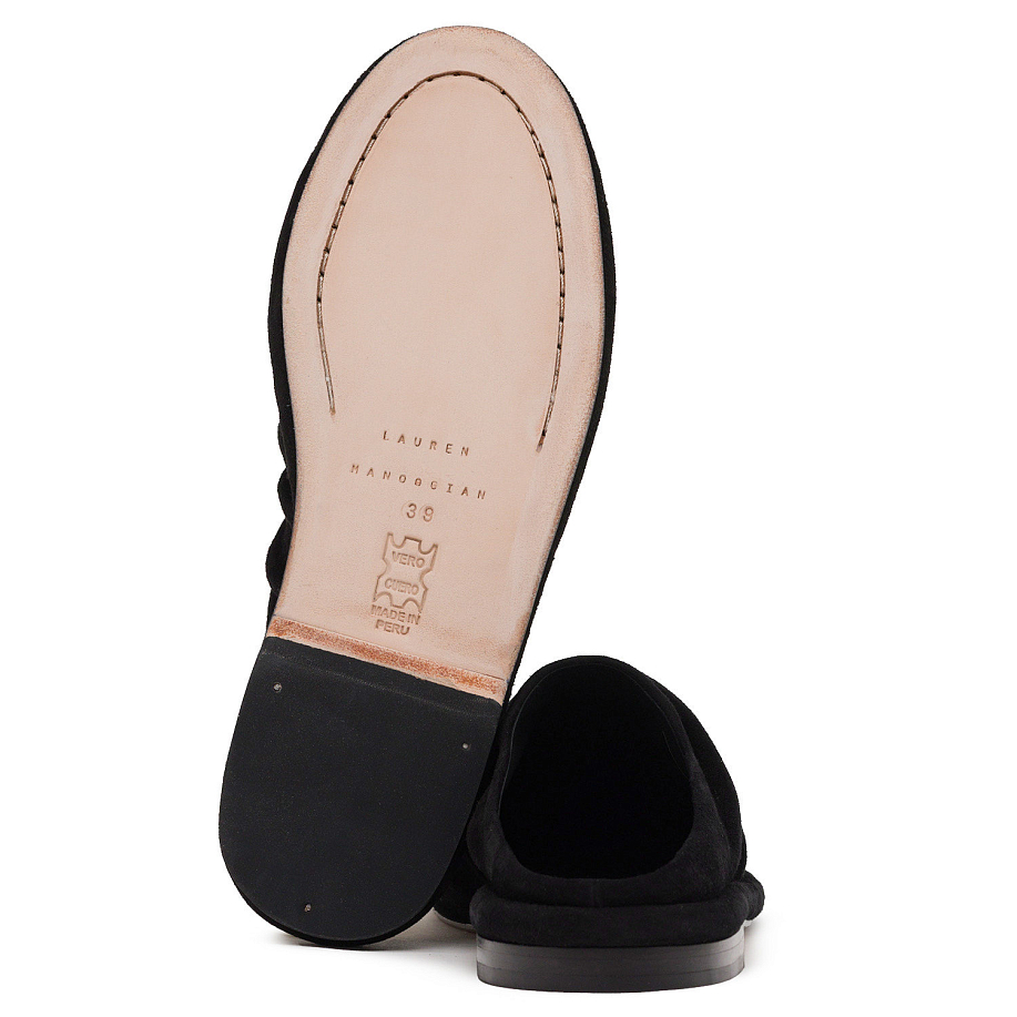 Мюли LAUREN MANOOGIAN SUEDE FORM MULE BLACK - 8 фото Мюли LAUREN MANOOGIAN SUEDE FORM MULE в интернет магазине Peakwww.peakstore.ru - 8 фото