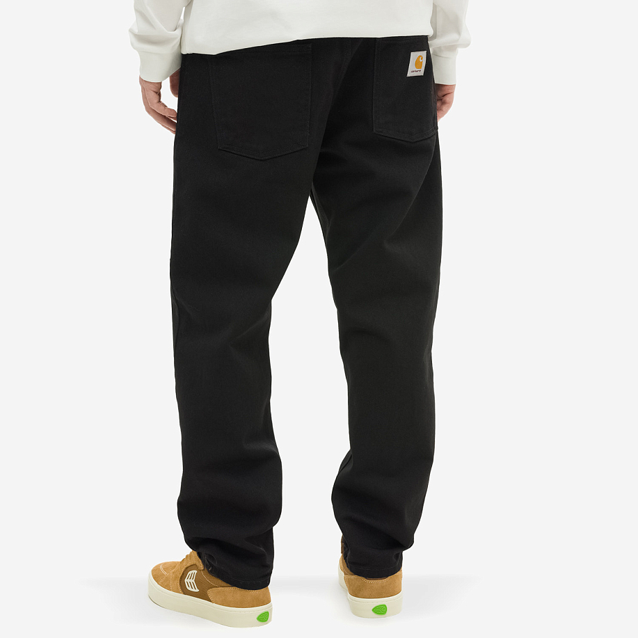 Джинсы CARHARTT WIP NEWEL PANT BLACK (ONE WASH) - 3 фото Джинсы CARHARTT WIP NEWEL PANT в интернет магазине Peakwww.peakstore.ru - 3 фото