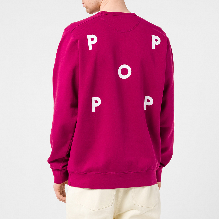 Толстовка POP TRADING COMPANY logo crewneck sweat в интернет магазине Peakwww.peakstore.ru - 3 фото